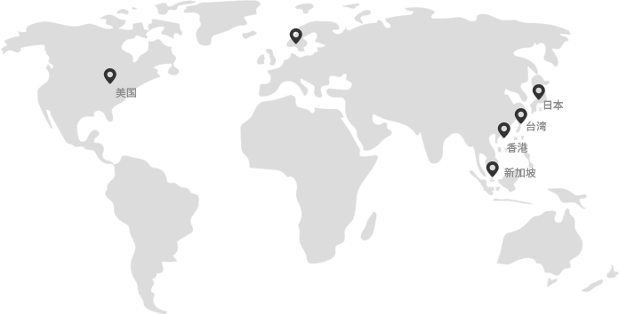 全球网络节点地图